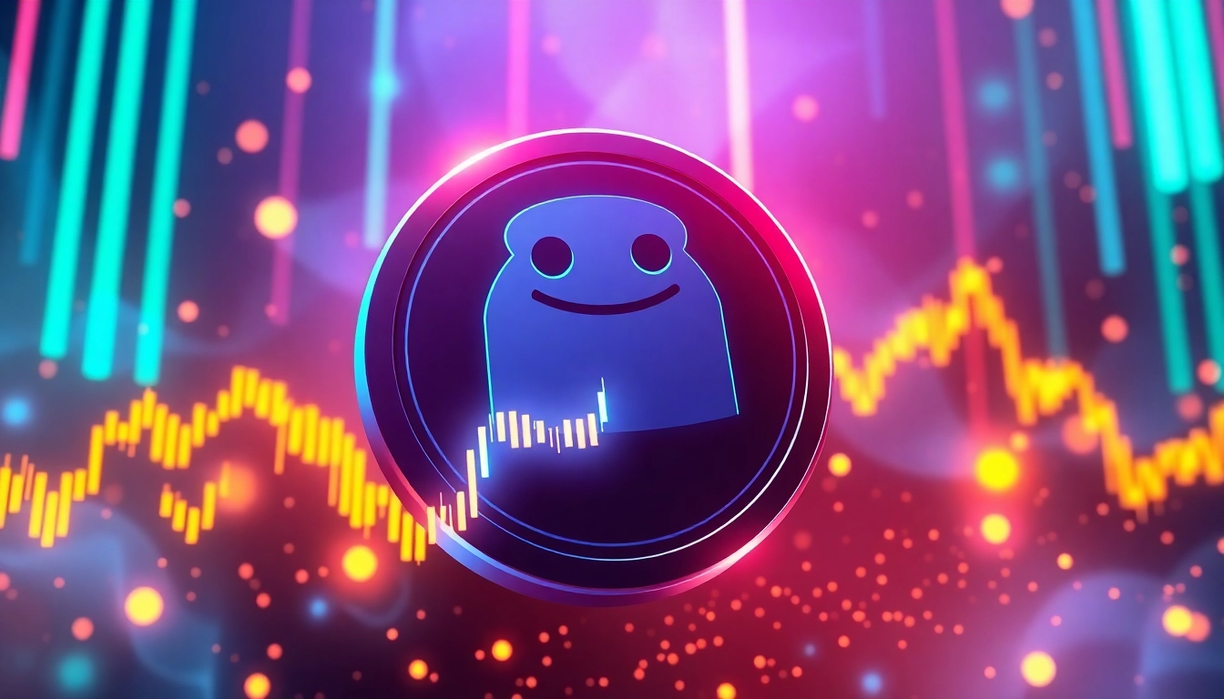 Pepe Meme Coin Price analysis showing rising trend with vibrant graphics and digital currency
